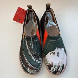 Womens Size 9 UIN Slip On Shoes Canvas Comfortable Loafers Lolitas